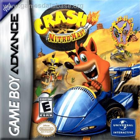 Cover Crash Nitro Kart for Game Boy Advance